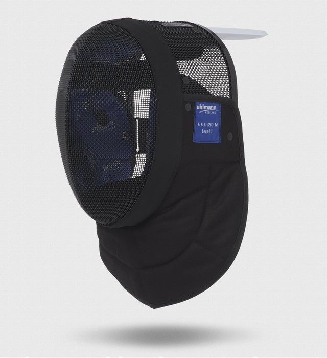 Fechtmeistermaske Standard (350N), mit schwarzem Latz