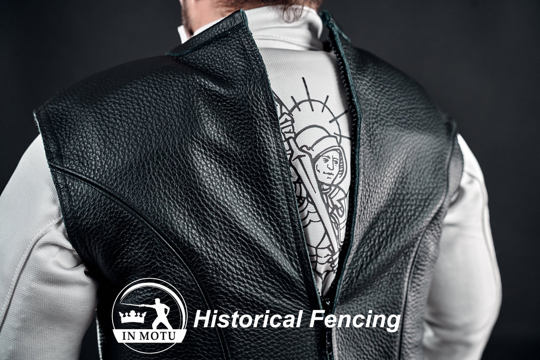 Leather vest for historical fencing/HEMA (men)