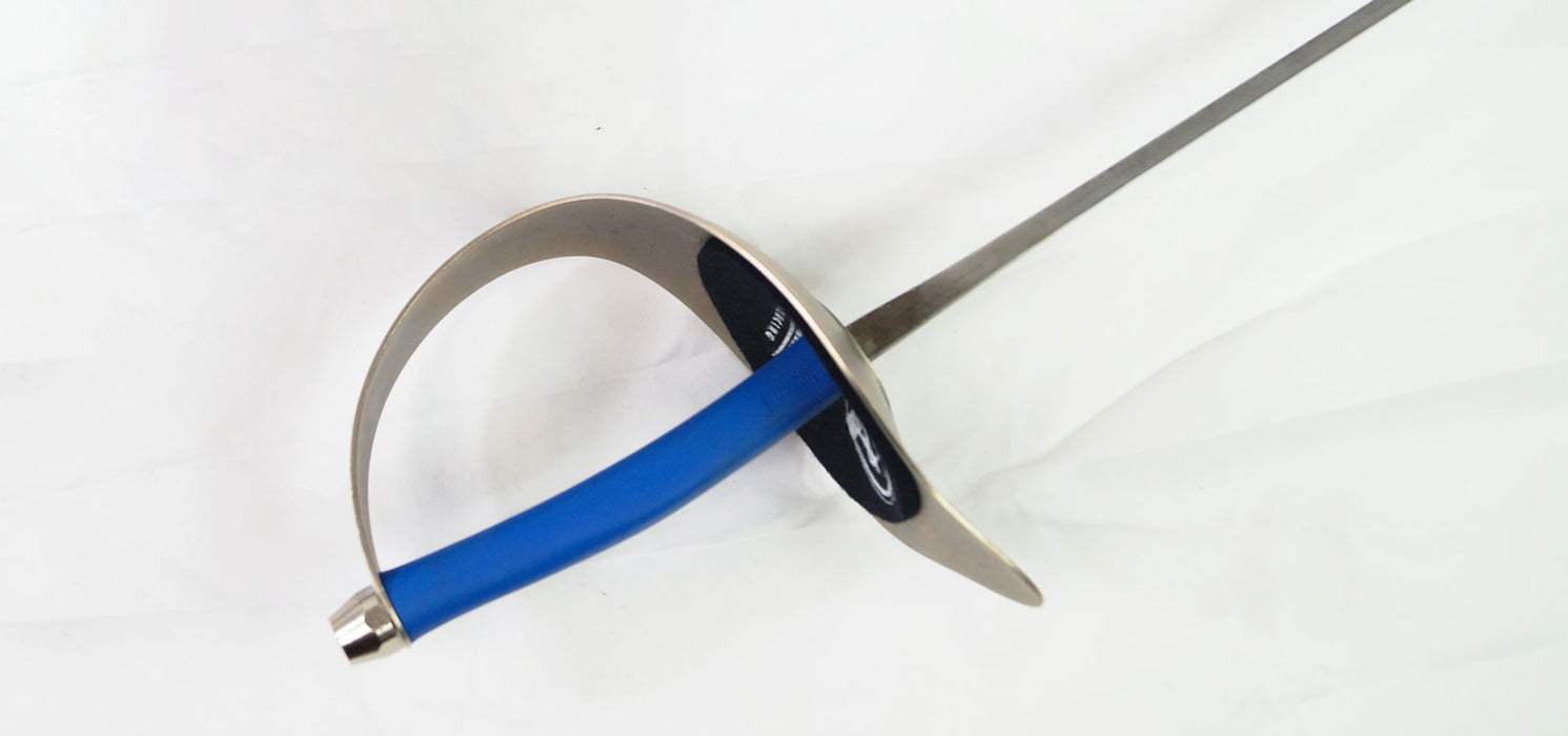 Sabre handle made of plastic, blue