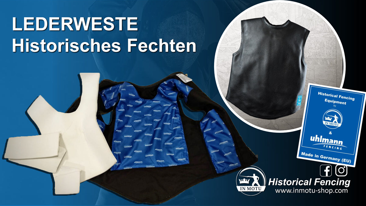 Leather vest for historical fencing/ HEMA (ladies)