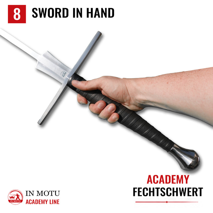 IN MOTU Academy Line Fechtschwert | HEMA Feder für Langes Schwert Training & Sparring