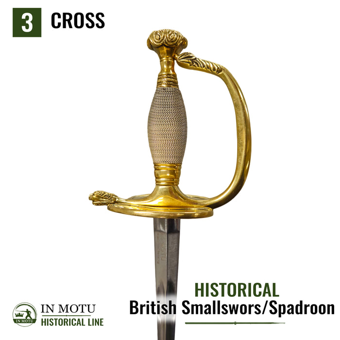 Britisches Infanterieschwert nach dem Muster von 1796 (Degen, Smallsword, Spadroon)