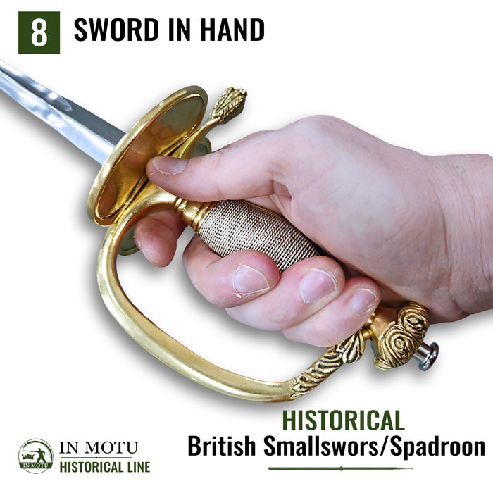 Britisches Infanterieschwert nach dem Muster von 1796 (Degen, Smallsword, Spadroon)