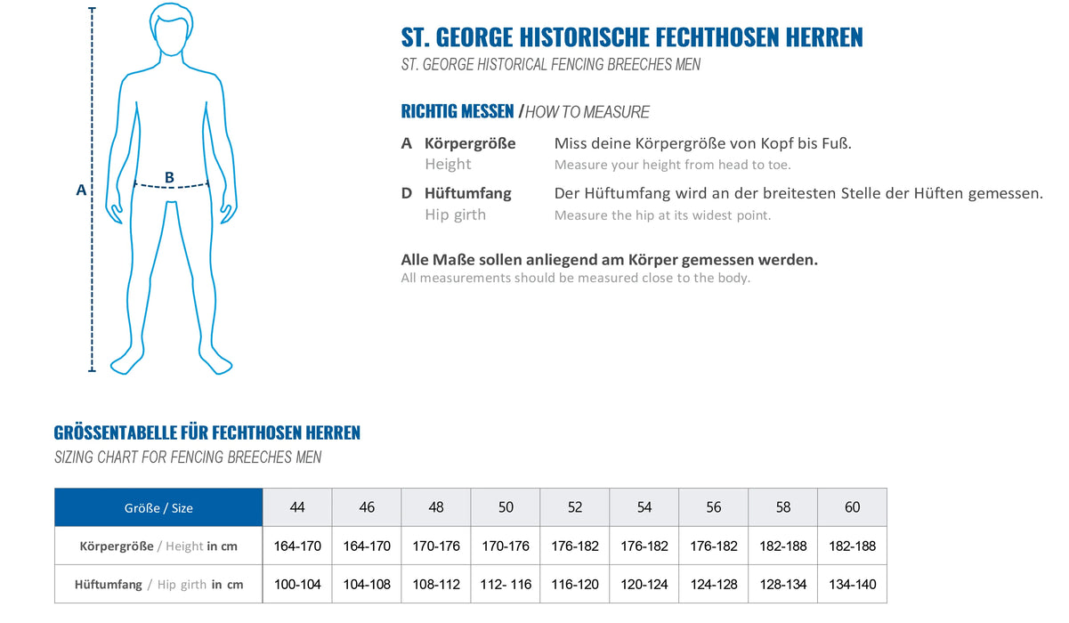 St. George Fechthose 800N Herren